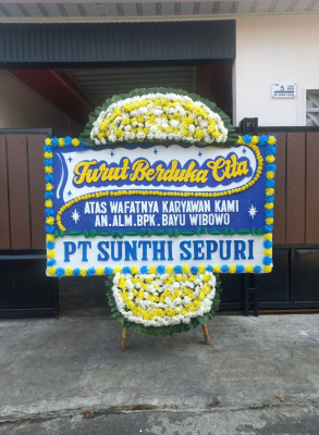 Papan Bunga Duka di Yokari